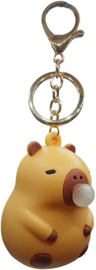 Chaveiro squishy de capivara